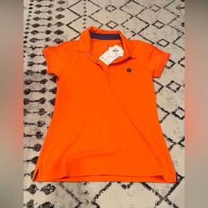 EP Sport | women’s orange golf polo | S